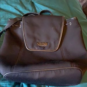 90s Coach backpack with leather straps